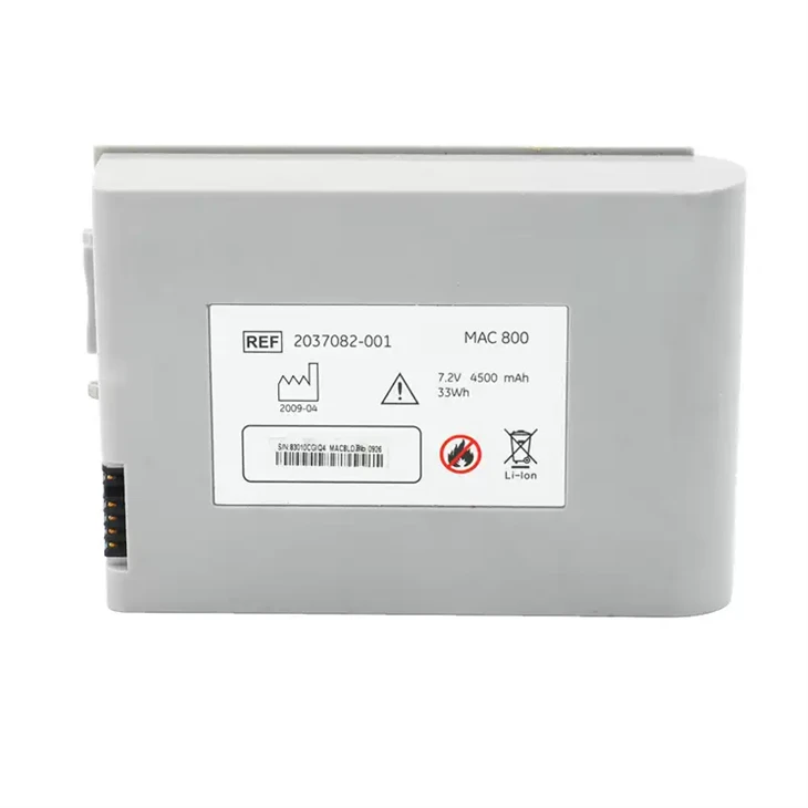 GE MAC800 ECG Battery 7.4v 4.5Ah 2037082-001