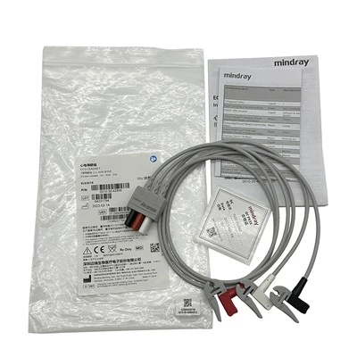 Original Mindray ECG Leadwire 3- Lead Clip Aha EL6307A