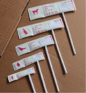 Engångsinvasionell blodtryck (NIBP) Manschettknappar med singelrör och dubbelrör för vuxna långa neonat, spädbarn, barn och vuxen