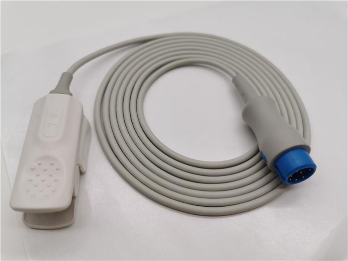 Mindray Round 7 Pin SpO2 Probe Sensor Adult Clip