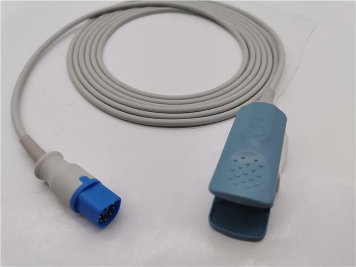 Philips 8 Pin SpO2 Probe Sensor Adult Clip