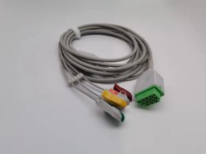 GE Marquette-kompatibel EKG-kabel 3-LD